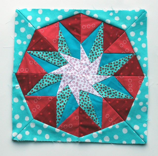 Paper piecing star 2a
