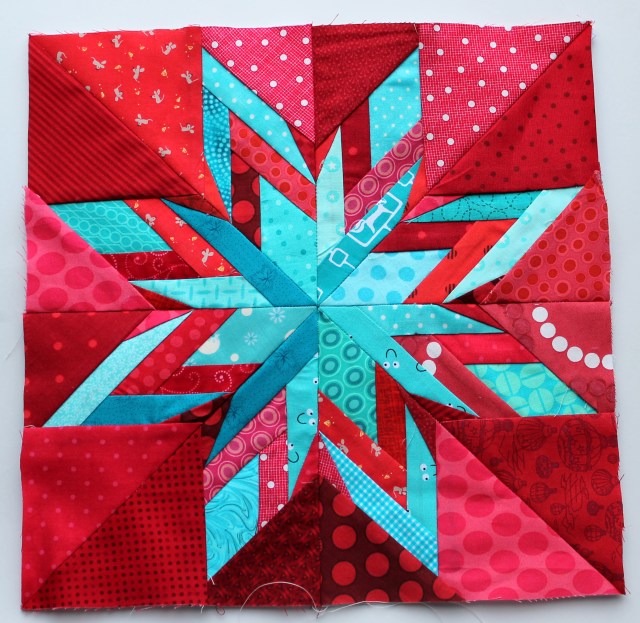 finished ohio star quilt