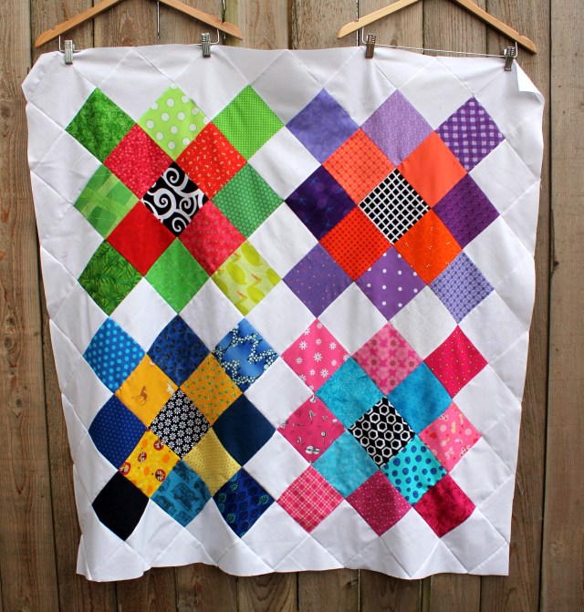 granny square quilt top