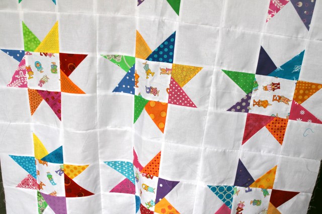 novelty star quilt top