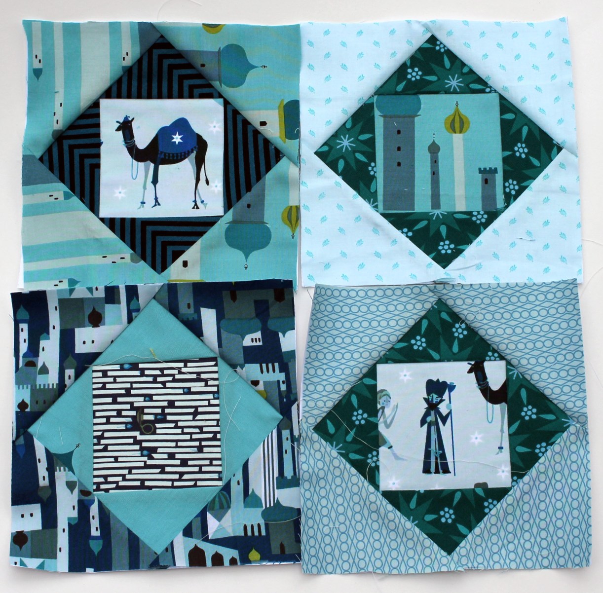 Square in Square fun – wip Wednesday | WOMBAT QUILTS
