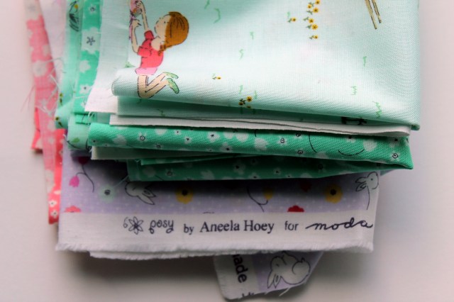 posy fabric pile