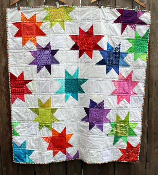 modern simple kids quilt