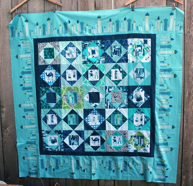 1001 peeps quilt top