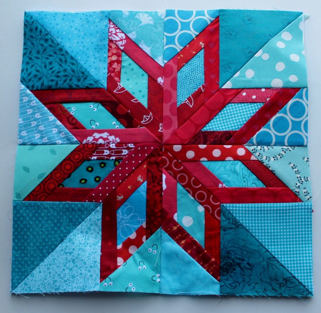 pape pieced Maine star