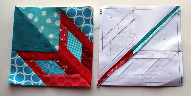 paper pieced star piece