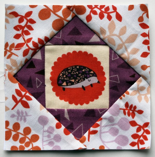 Lizzy house fussy cut block