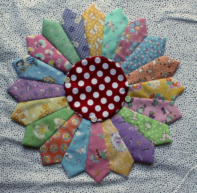 4.  Black & white dot back