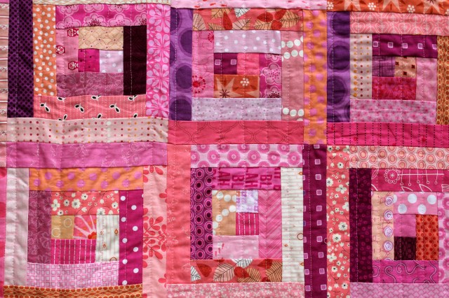blush quilting detail