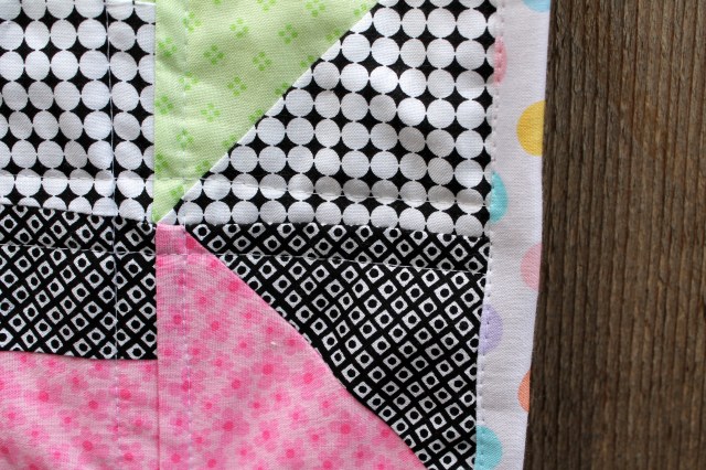 machine binding close up