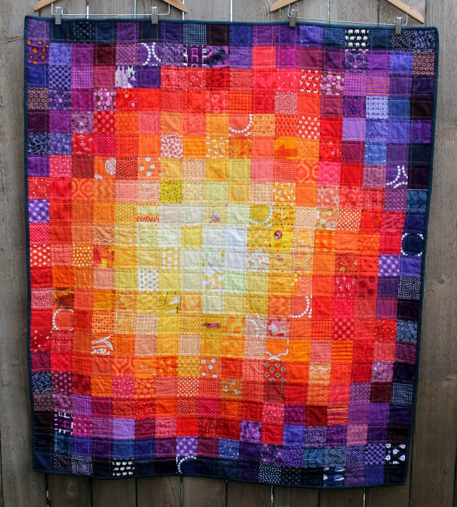 modern baby quilt