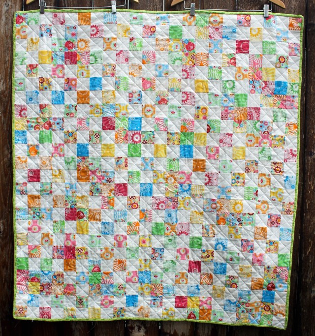 Easy modern kids quilt