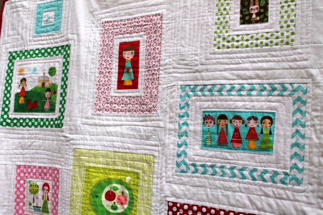 Appleville qulit detail