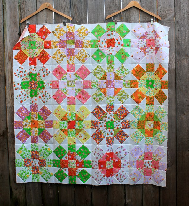 Heather Ross modern kids quilt