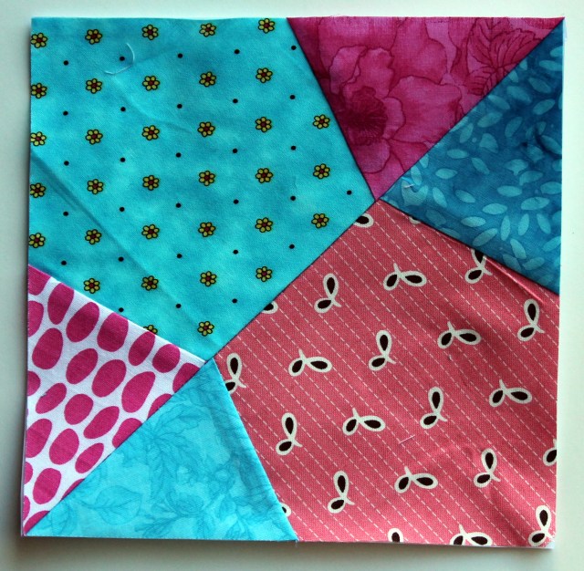 quilt block pieces