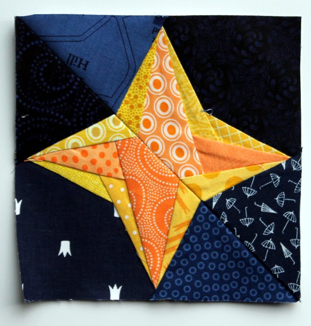 Braided star block 2