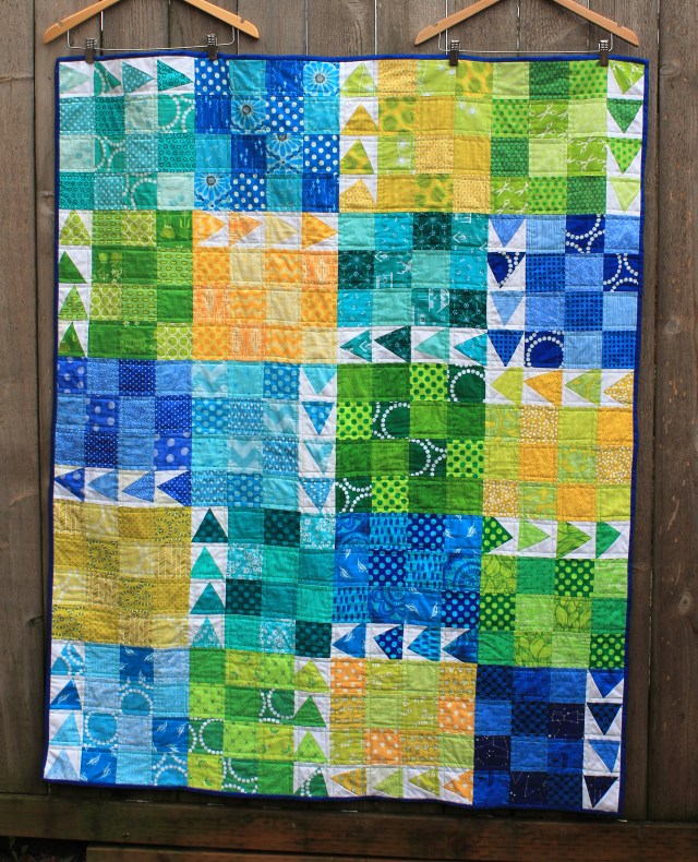 easy modern kids quilt