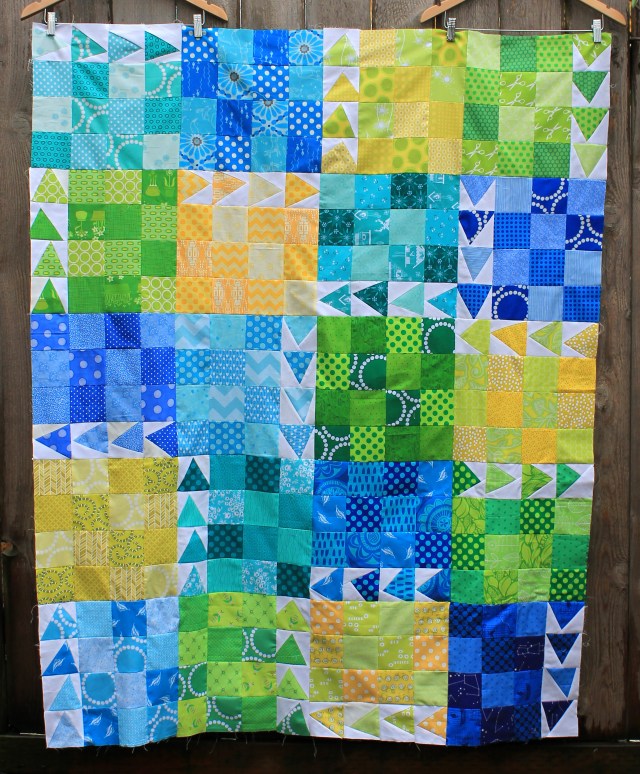 easy modern kids quilt
