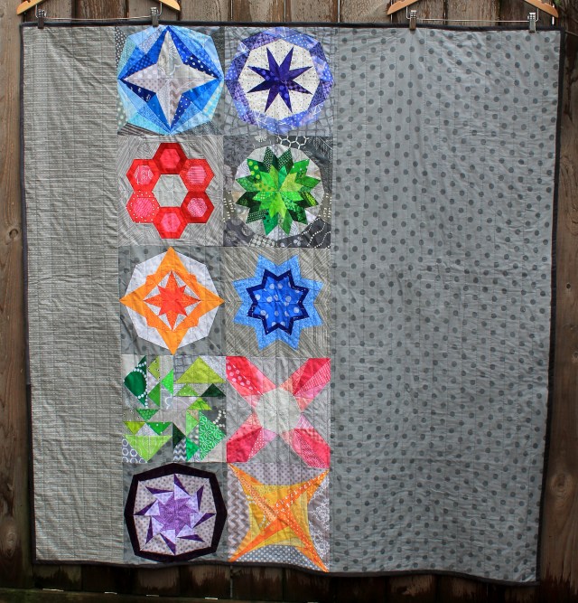 modern sampler quilt