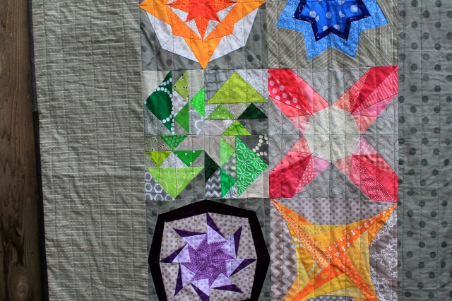 Block Rockn quilt detail 2