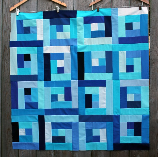 baby blue quilt
