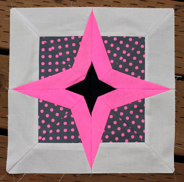 paper pieced star block