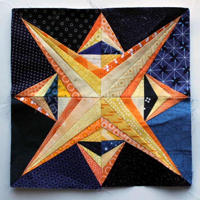 paper pieced star block