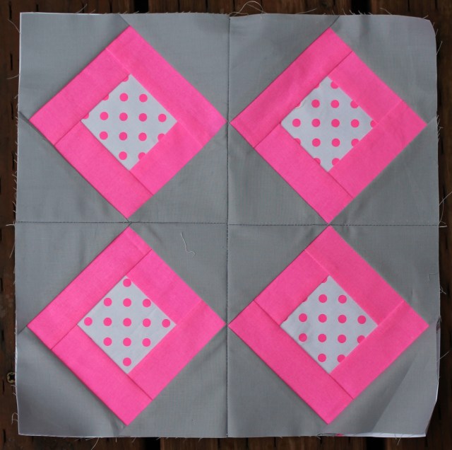 Neon squares block