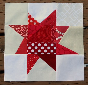 wonky star block