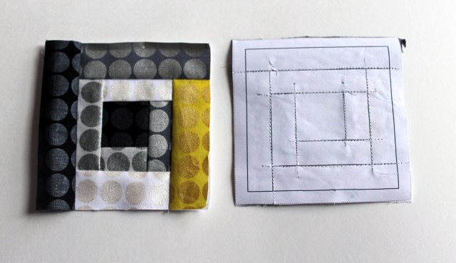 3 inch log cabin blocks