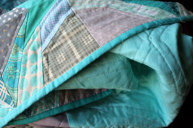 finished quilt binding