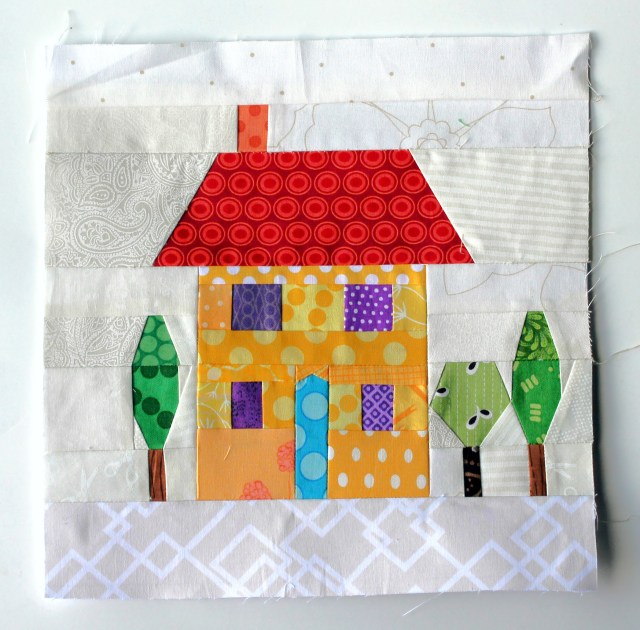 House quilt block