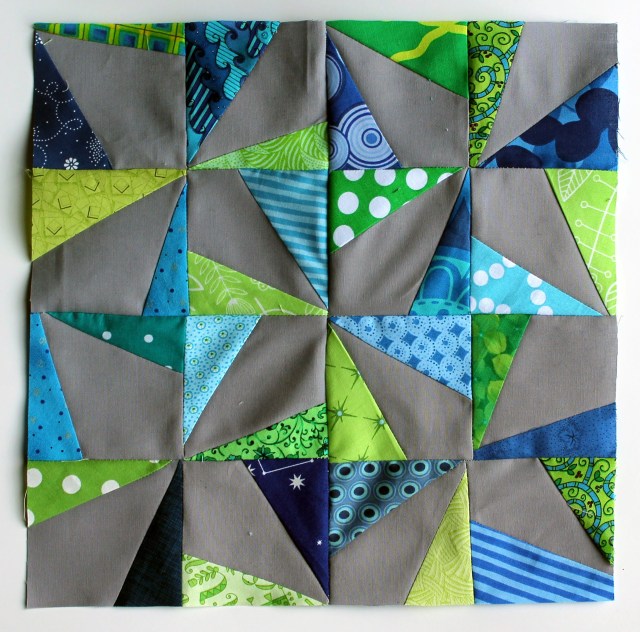 pinwheel block