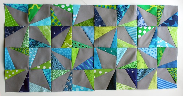 Pinwheel blocks
