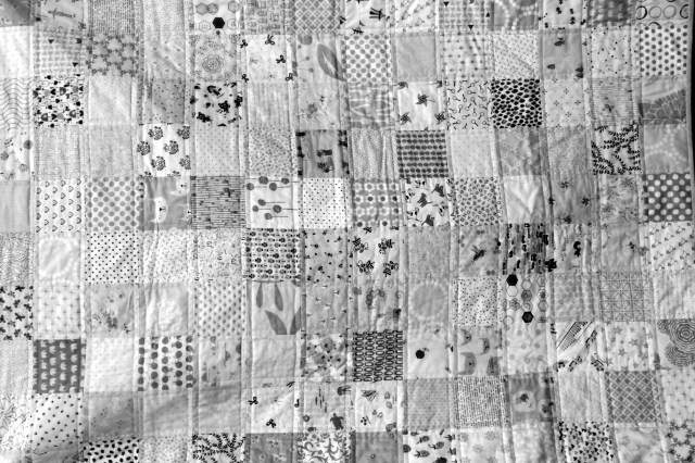 black & white fabric