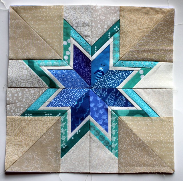 free paper pieced star block