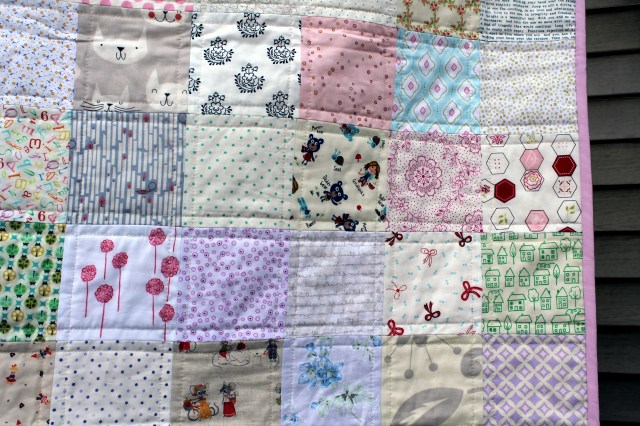 low volume quilt detail a
