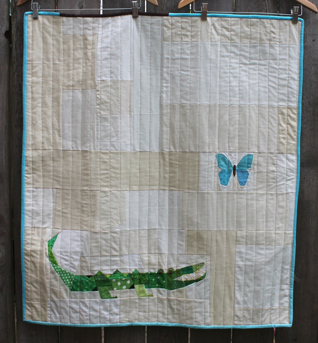 modern baby quilt