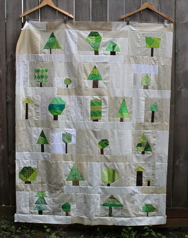 Finished quilt top