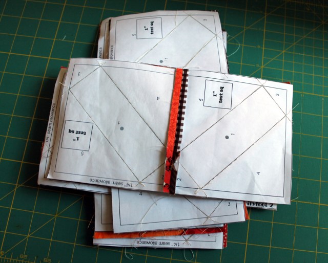 paper pieced block bits