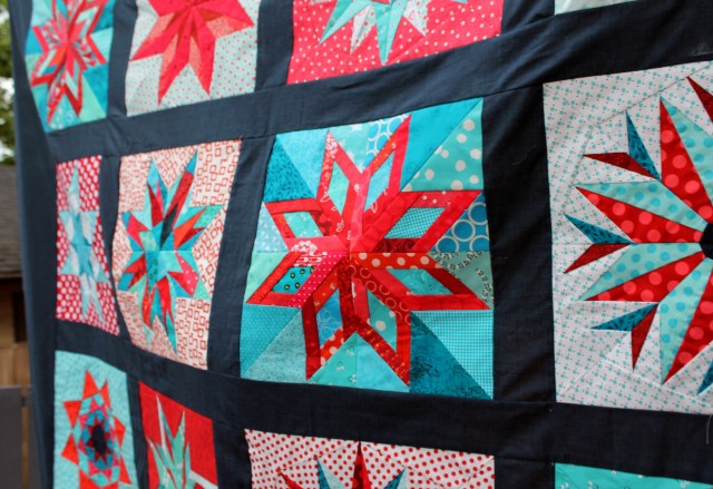 Star quilt detail