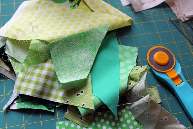 start with a pile of scraps