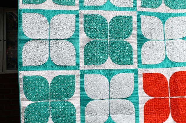 Detail of Teal Zeal by Elizabeth Beck