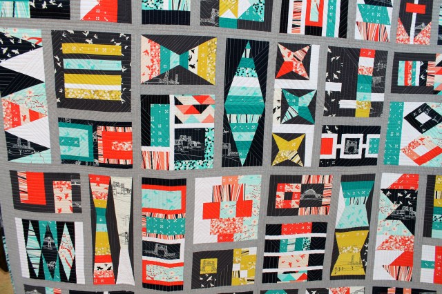 Elizabeth Hartman's sampler quilt