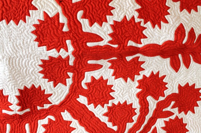 Hawaiian quilt detail