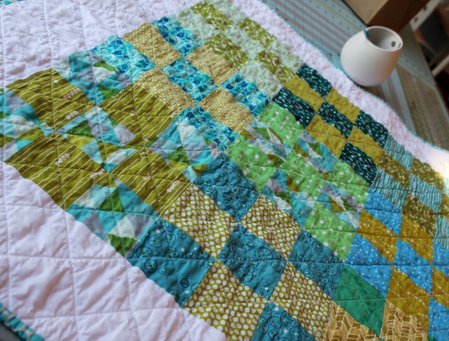 nine patch quilt