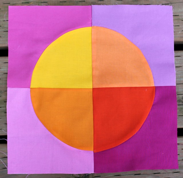 orange circle block