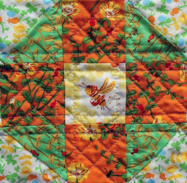 Briar Rose bee detail