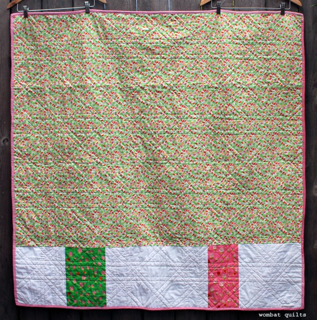 Briar Rose quilt back