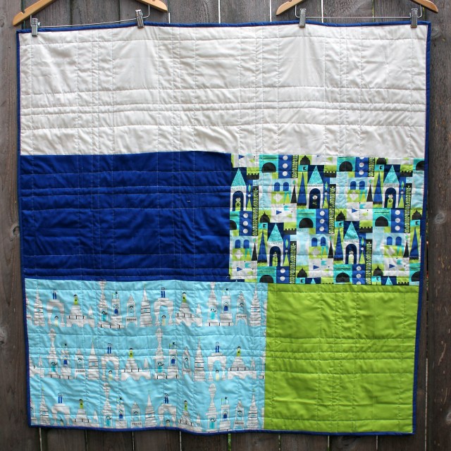 Les Monseur quilt back